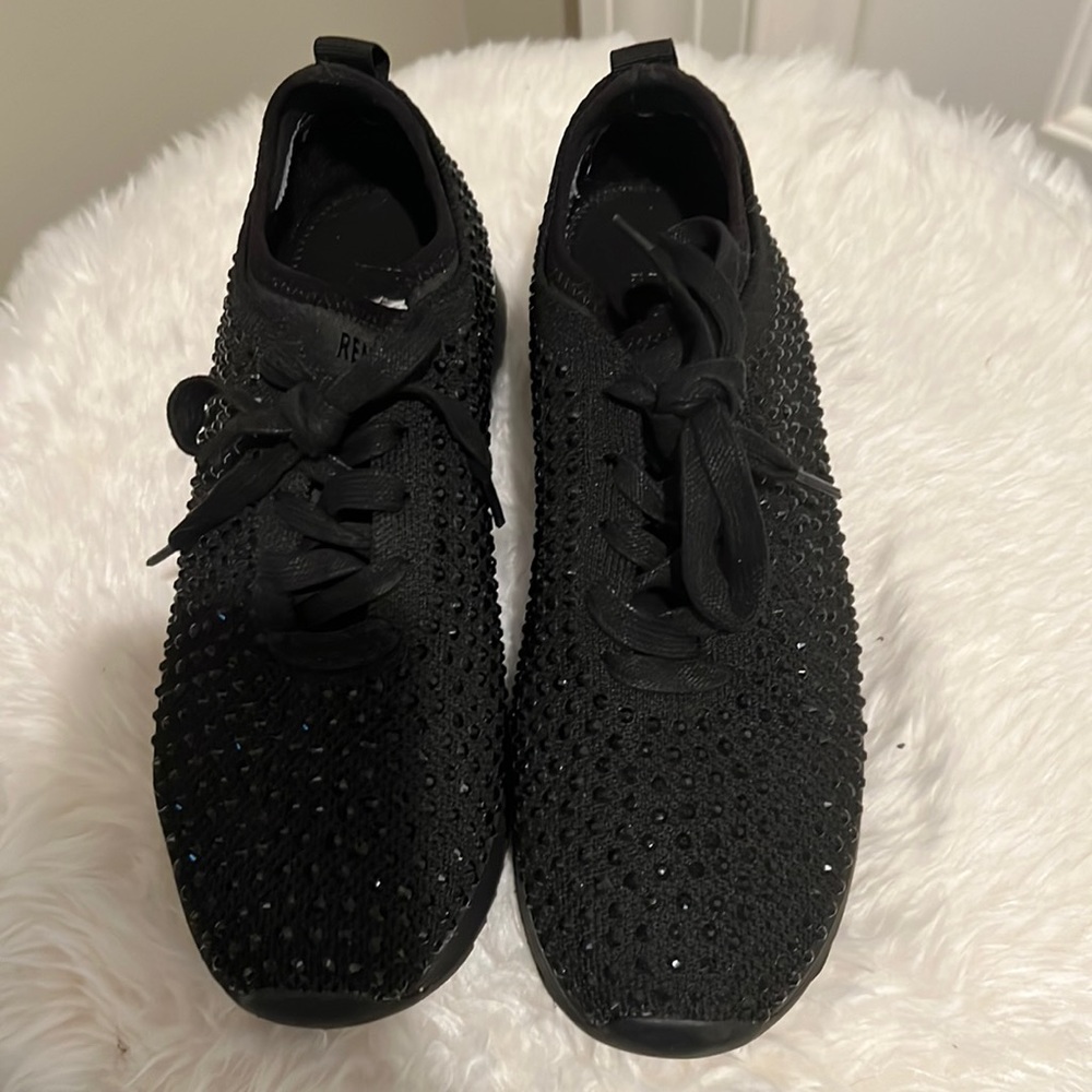 Reaction Kenneth Cole Black Crystal Sneakers size 6